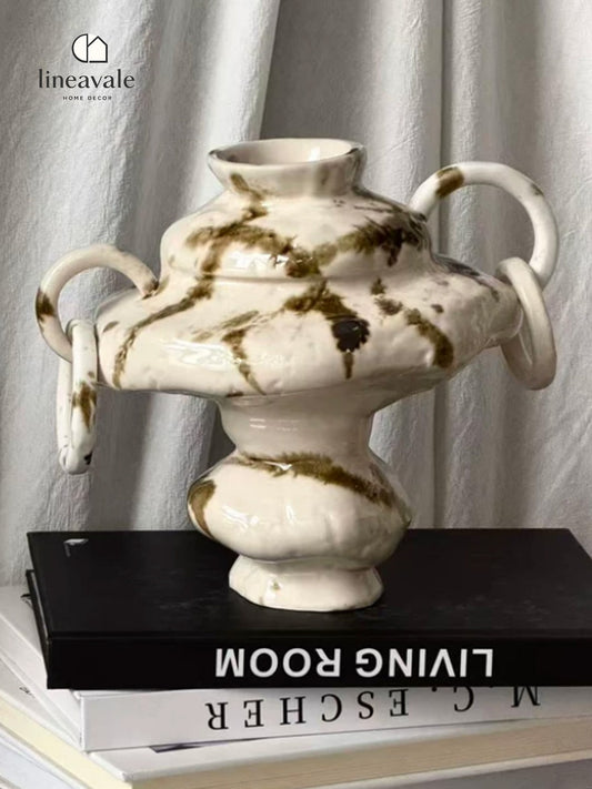 Twilight Tilt Ceramic Vase