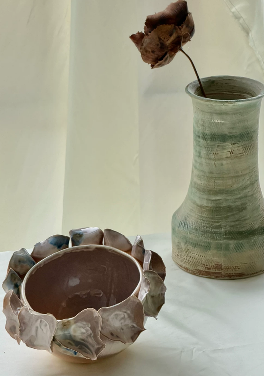 Candy Rose Geometric Vase