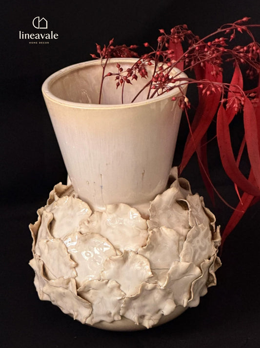 Petal Patch Geometric Flower Vessel