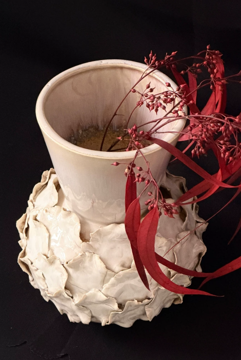 Petal Patch Geometric Flower Vessel