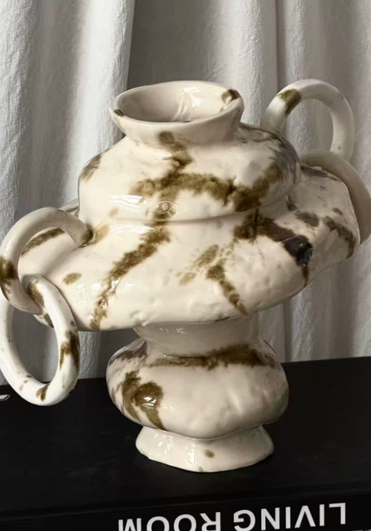 Twilight Tilt Ceramic Vase